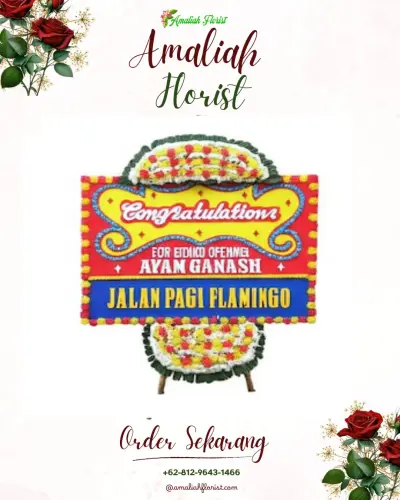 Bunga Papan Congratulation di Pa'baeng-baeng